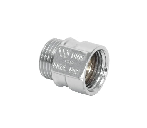 Watts EB clapet anti-retour NR MF 1/2 x 1/2 - chromé - agréé Belgaqua