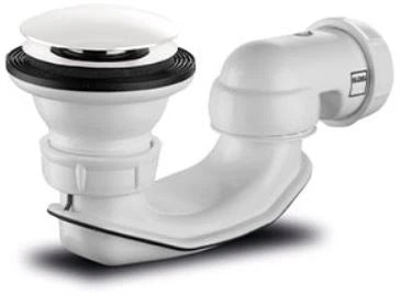 Jee-O siphon bain push open - blanc mat
