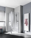 Kermi Cada XS TWD paroi latérale 900 x 2000 mm - réglage 860-910 mm - verre de sécurité ESG clair clean - profilé: argent poli