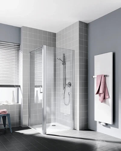 Kermi Cada XS TWD paroi latérale 900 x 2000 mm - réglage 860-910 mm - verre de sécurité ESG clair clean - profilé: argent poli