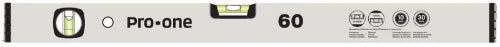 ProOne Tools niveau 60 cm