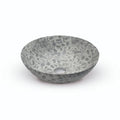 Looox Ceramix Terrazzo lavabo à poser rond 400 x 400 x 150 mm - gris - céramique - sans trou de robinet - sans trop-plein
