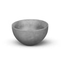 Looox Sink Collection lavabo à poser rond 230 mm - gris foncé raw - céramique - sans trou de robinet - sans trop-plein