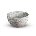 Looox Sink Collection lavabo à poser rond 230 mm - gris terrazzo - céramique - sans trou de robinet - sans trop-plein