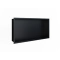 Looox Box met flens 600 mm zwart