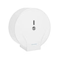 DELABIE Distributeur de papier WC pr bobine 400 m acier laqué blanc
