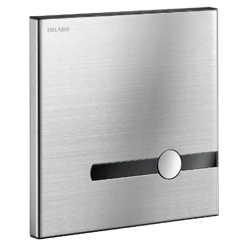 DELABIE TEMPOMATIC WC bicommande encastré Inox, 230/6V - kit 2/2