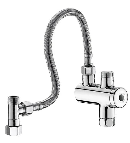 Delabie Premix Nano thermostat 3/8 - chromé - avec kit connexion PEX L.300