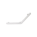 Delabie Barre à 135° Be-Line Ø35 220x220 3 points fix. alu blanc