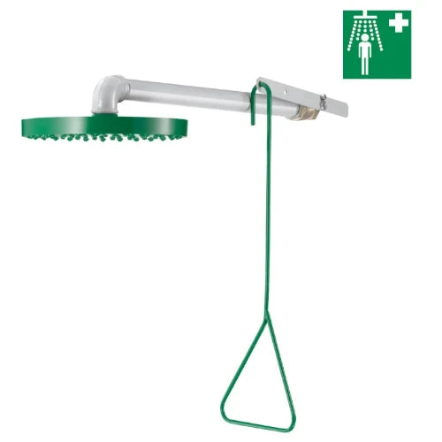 DELABIE Douche de sécurité murale encastrée