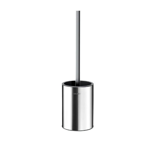 DELABIE toiletborstelh z.deksel staand gesatineerd 330x90mm mat rvs