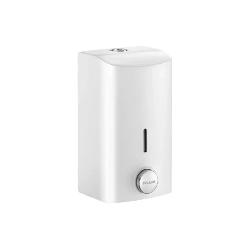 DELABIE Distributeur de savon liquide 0,5L Inox 304 époxy blanc