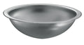 Delabie Hemi lavabo encastré rond 385 mm - RVS 304 mat - sans trou de robinet - sans trop-plein
