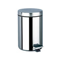 DELABIE ronde pedaalemmer 3 liter gepolijst 265x170 mm gepolijst