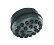 DELABIE Diffuseur confort à jet pluie, inviolable, M24x1,25