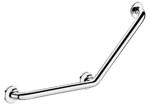 Delabie barre à 135° 3 points fix 400x400 - dia 32mm inox poli brillant