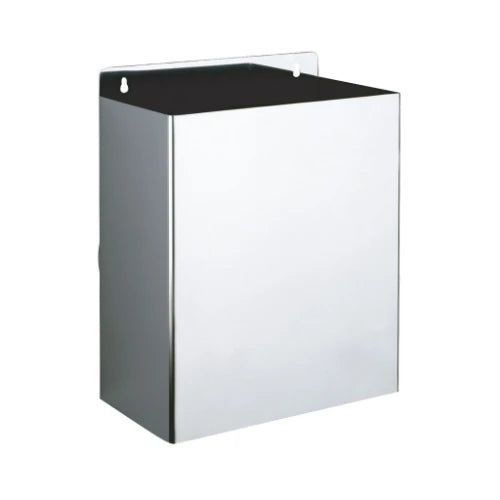 POUBELLE 13 L 280 - 150 o 320 ! inox . inox poli brillant sans couvercle