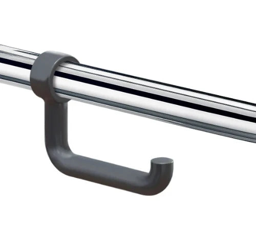 Delabie porte rouleau 152 - 107 ! 20 mm ral 7016 gris anthracite nylon pour poignée