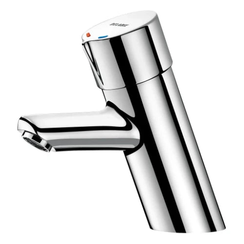 MELANGEUR DE LAVABO DELABIE TEMPOMIX 1/2 M temporise a/flexibels s/robinet d'arret- 112 mm