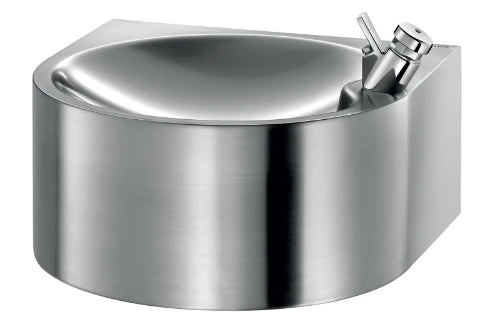 Delabie SD lave-mains murale 320 x 320 mm - RVS 304 mat - avec robinet - sans trop-plein