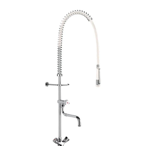 Delabie mitigeur cuisine 1/2 avec bec d'écoulement téléscopique -douchette-flexible