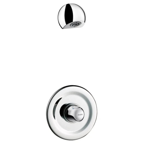 DELABIE Kit TEMPOMIX douche M1/2" mit. encastré ros. Ø195 + ROUND