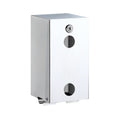 DELABIE Distributeur de papier WC 2 rouleaux Inox 304 poli brillant
