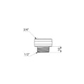 DELABIE Raccord M1/2" F3/4" pour flexible avec TEMPOMIX 3 douche