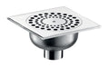 DELABIE Siphon de sol à platine 140x140 - sortie verticale Ø40