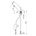 Delabie TEMPOMATIC MIX 4 mitigeur de lavabo automatique avec manette standard par prise 230/6V - chromé