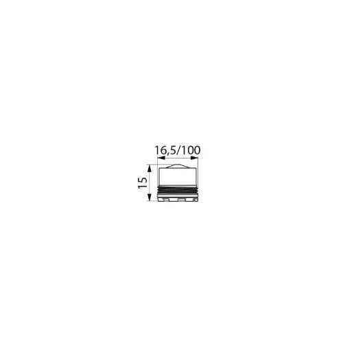 DELABIE 2 x Aérateurs antitartre M16,5/100