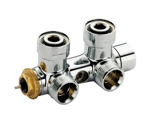 Vasco vanne thermostatique équerre EK3/4 - chromé