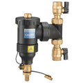 Caleffi 545 DirtMag séparateur de boue avec aimant FF 4/4 x 4/4 - synthétique - avec vannes à bille
