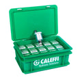 Caleffi Promobox 15x Minical purgeur automatique 3/8 M - chromé - avec clapet d'isolement - capuchon hygroscopique