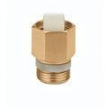 Caleffi 561 vanne d'arrêt pour purgeur 3/8 x 1/2 M - laiton
