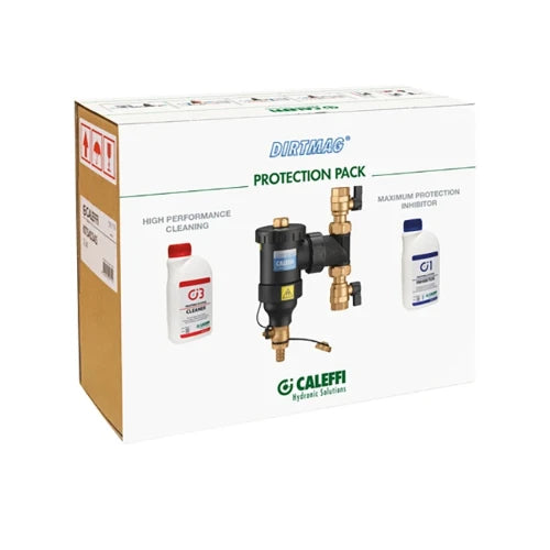 Caleffi DirtMag Kit séparateur de boues FF 22 x 22 mm + cleaner & inhibitor