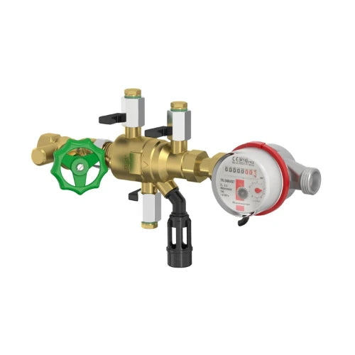 Flamco unité de recharge -  clapet BA - mètre -  filtre -  vanne à bille NFE 1.1 DIN 1998-EN1717