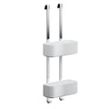 Geesa Frame paniers de douche suspendus blanc/chromé