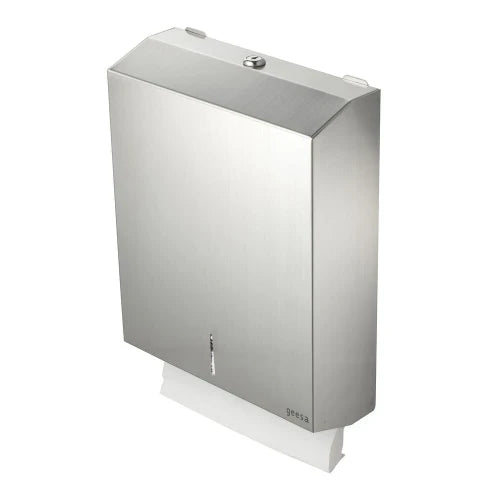 GEESA Public Area Distributeur feuille a feuille, Acier Inox satiné