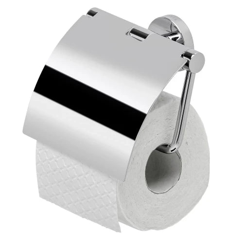 Geesa Nemox porte-rouleau chromé avec couvercle