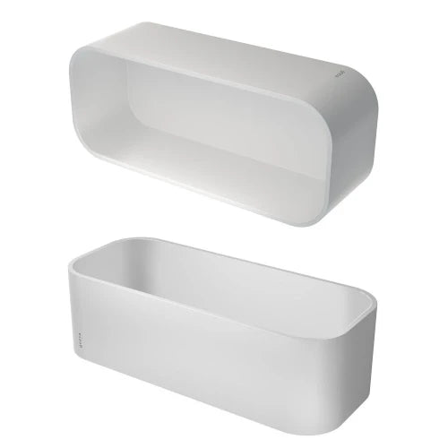 Geesa Frame panier de douche multiBasket - tablette blanc - chromé
