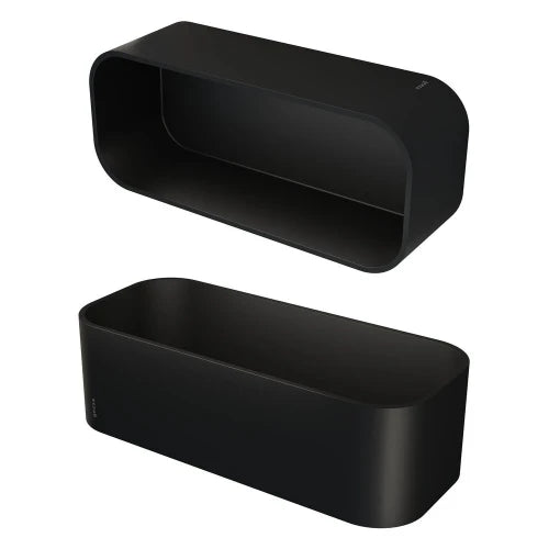 Geesa Frame panier de douche multiBasket - tablette noir - chromé
