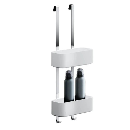 Geesa Frame paniers de douche suspendus blanc/chromé