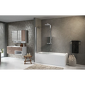NOVELLINI Aurora 1 badklapwand 1-delig omkeerbaar 6mm B800 H1500mm chroom/helder glas