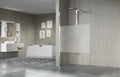 CLOISON FIXE NOVELLINI GIADA 70 - 195 ! chromé mat transparent