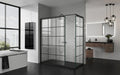 CLOISON FIXE NOVELLINI KUADRA 117 - 200 ! noir mat squares
