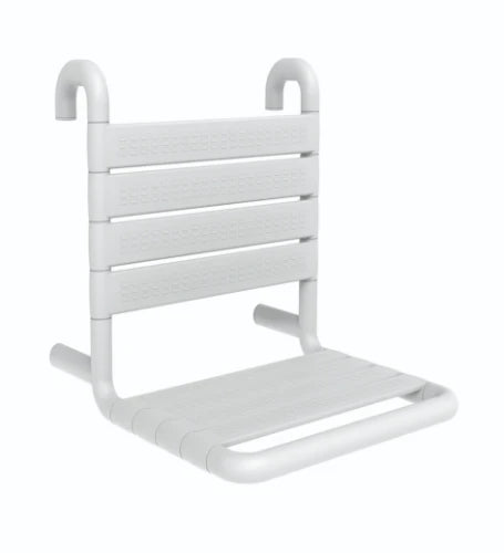 Normbau Nylon Care Siège de douche à suspendre, 380 x 515 x 450 mm, Blanc 019