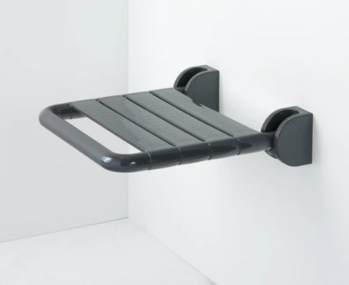 Normbau Nylon Care Siège de douche rabattable NY.841.010, 380 x 410 mm, Blanc 019