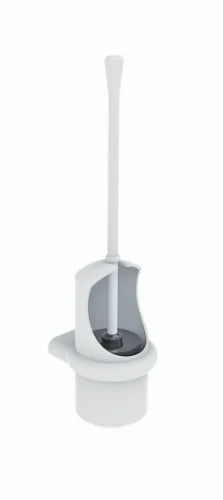Normbau Nylon Care Ensemble brosse WC, 520 x 148 x 135 mm, Blanc 019