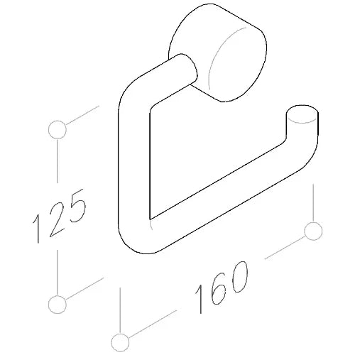 Normbau Nylon Care porte-rouleau - blanc